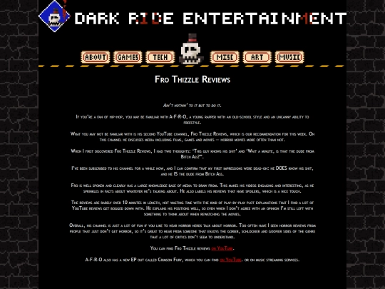 misc/recs/2025-07-20-Fro-Thizzle-Reviews screenshot