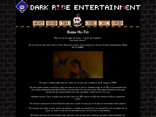 misc/recs/2025-08-10-Bubba-Ho-Tep screenshot