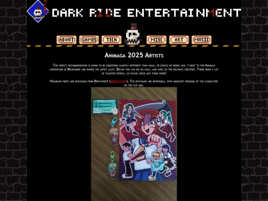misc/recs/2025-08-31-Animaga-2025-Artists screenshot