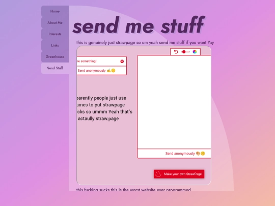 sendstuff screenshot