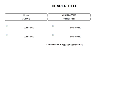 BuggyBunnies/characterprofiles/directory screenshot