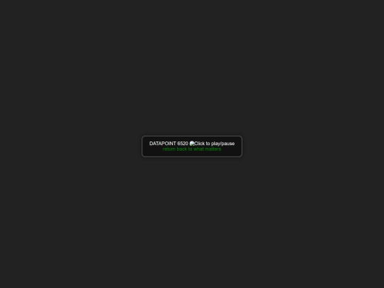 ARG/welurkaround/datapoint6520 screenshot