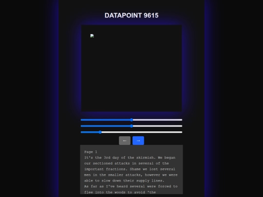ARG/welurkaround/datapoint9615 screenshot