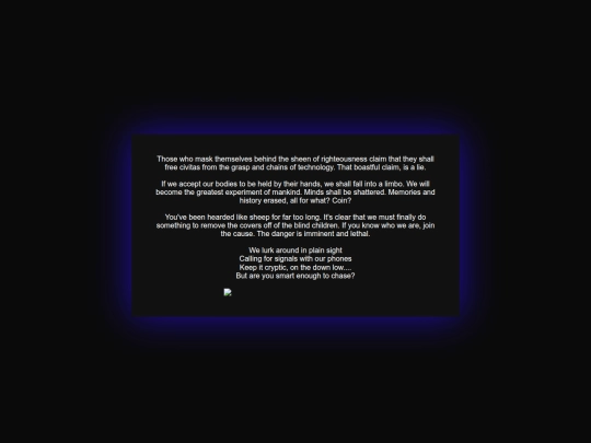 ARG/welurkaround screenshot