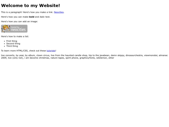index screenshot