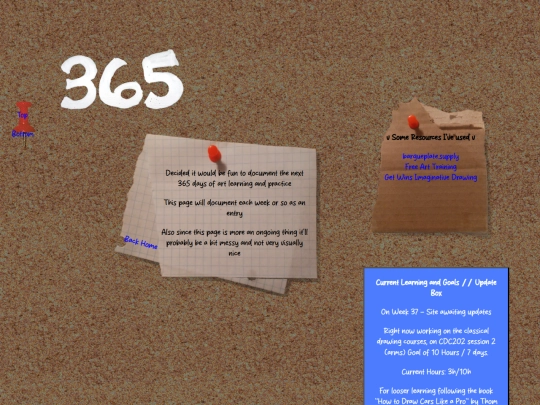 blog/365 screenshot