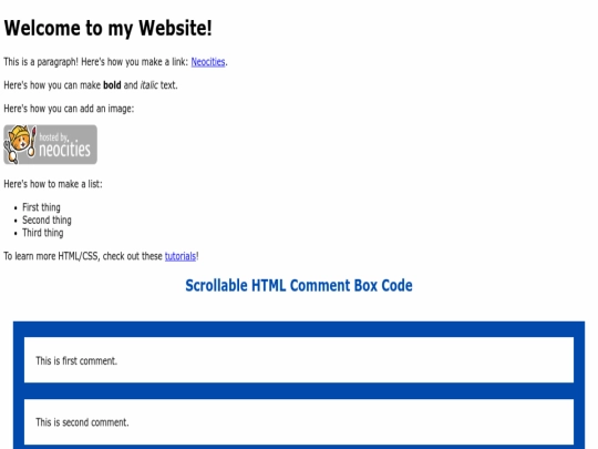 index screenshot
