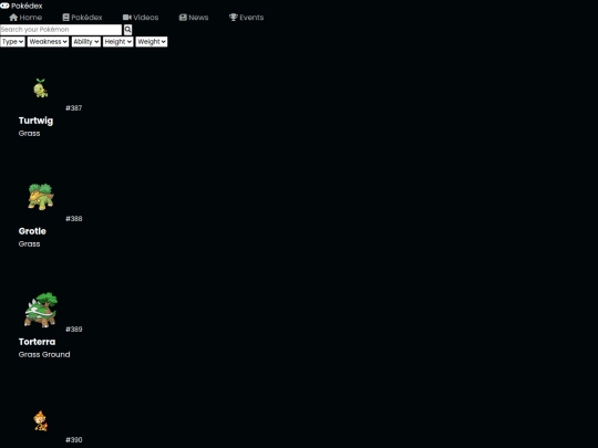 index screenshot