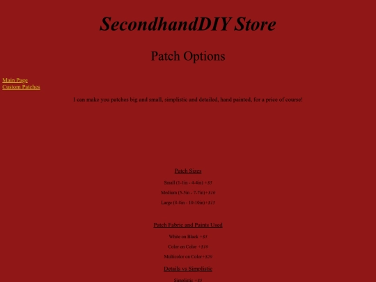 patches-options screenshot