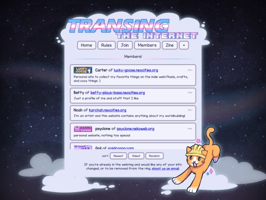 members screenshot