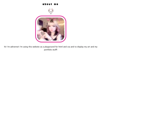 about-me screenshot