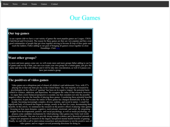 outgames screenshot