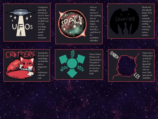 interests screenshot