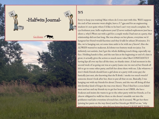 journal screenshot
