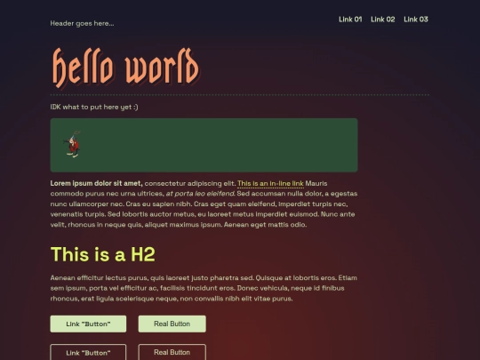 test screenshot
