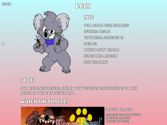 characters/koey screenshot
