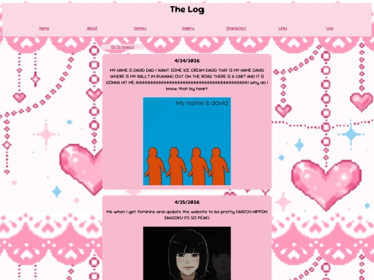 blog screenshot