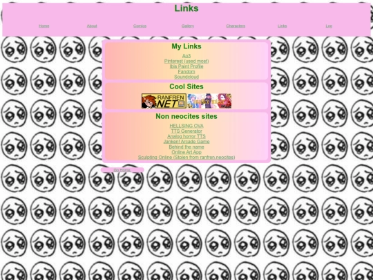 links screenshot