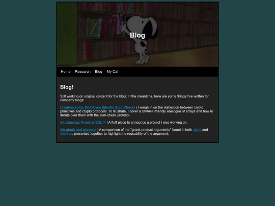 pages/blog screenshot
