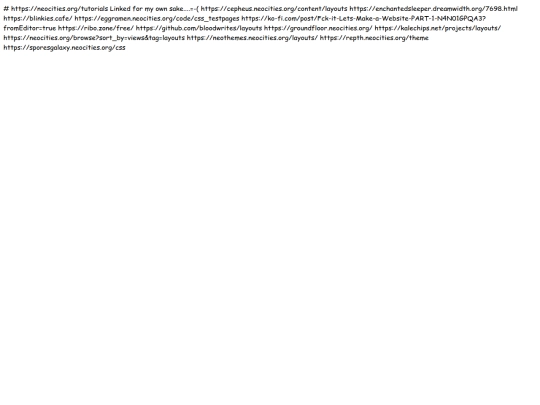 links screenshot