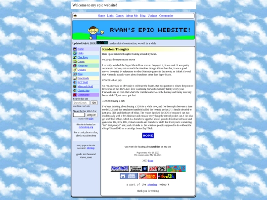 thoughts screenshot