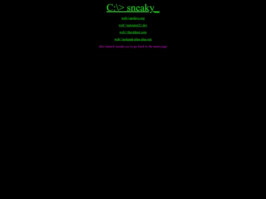 links screenshot