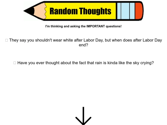 randomthoughts screenshot