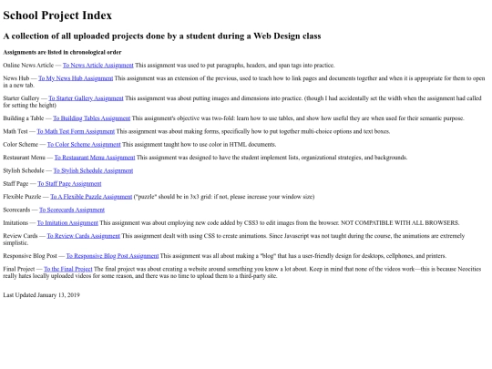 index screenshot