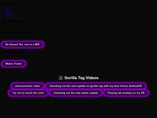 projects screenshot