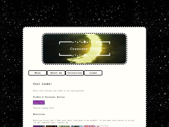 links screenshot