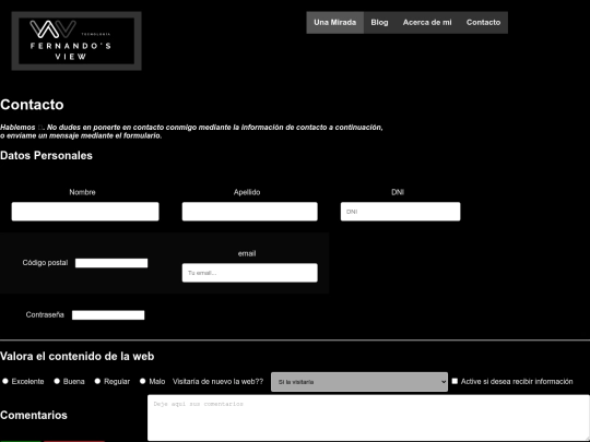 contact screenshot