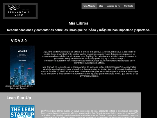 mirada/libros screenshot