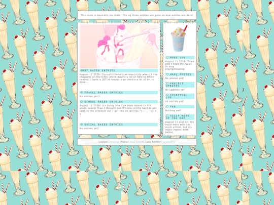 Diary screenshot