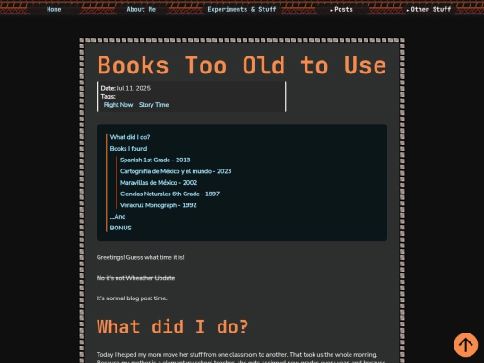 posts/2025/07/books-too-old-to-use screenshot