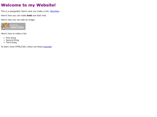 Index screenshot