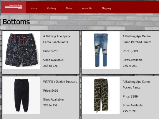 bottoms screenshot