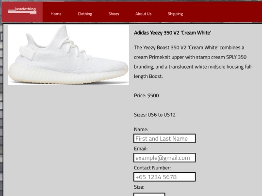 itemyeezy350 screenshot