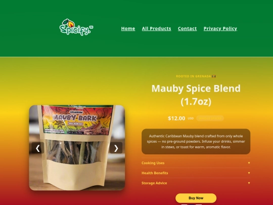 PRODUCTS/product-maubybark screenshot