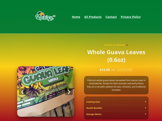PRODUCTS/product-wholeguavaleaves screenshot