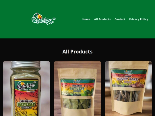 products screenshot