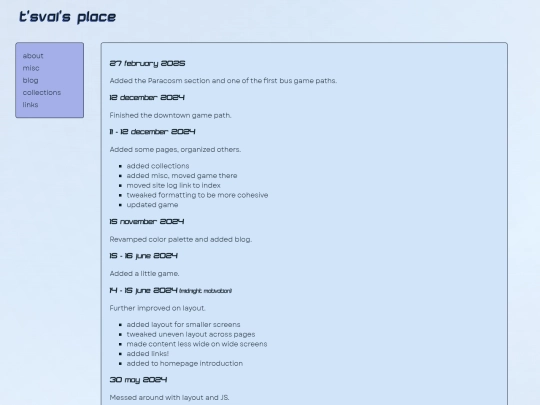 site-log screenshot