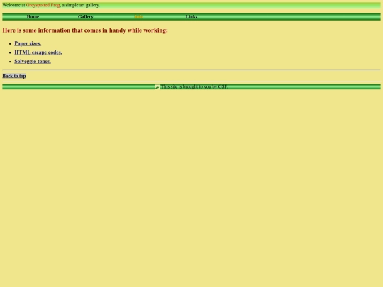 info screenshot