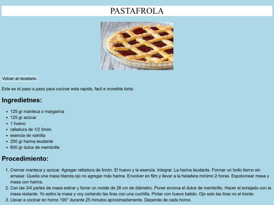 Recetario/Recetas Dulces/pastafrola screenshot