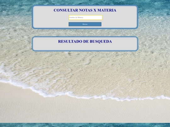 Parcial/ConsultaxMateria screenshot
