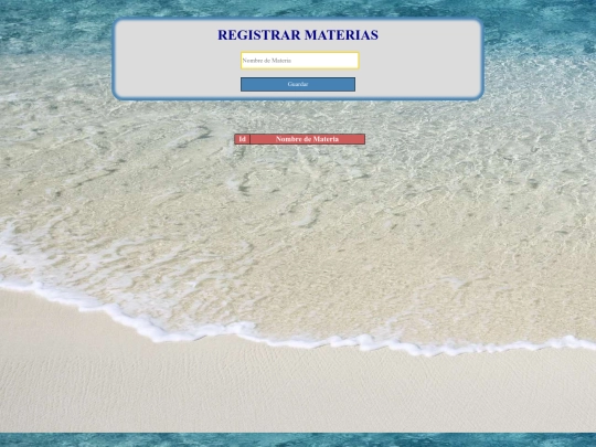 Parcial/RegistroMaterias screenshot