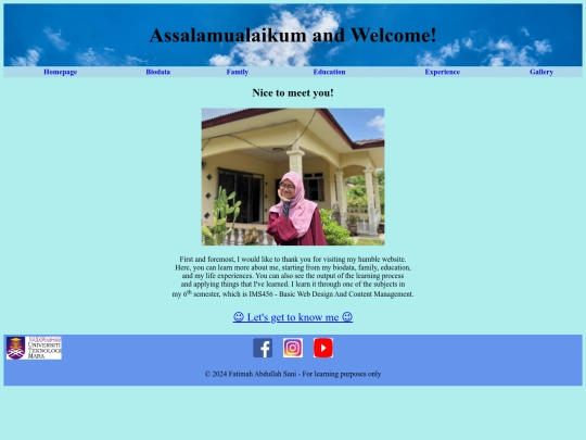 Homepage screenshot