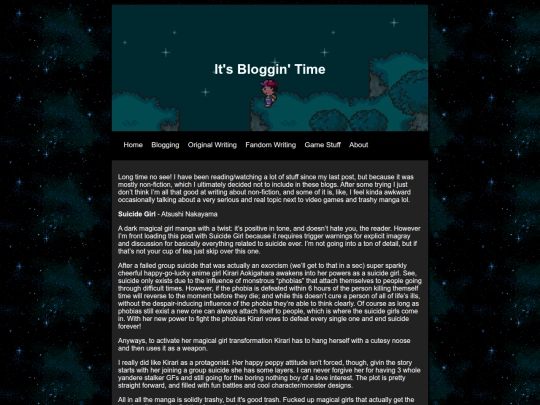 Blogging/TheBlogs/LogTwo screenshot