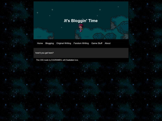 Blogging/template/TheTemplate screenshot