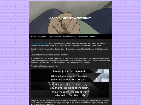 Fandom/JJBA Meta/Heaven screenshot