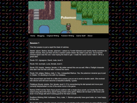 Games/Pokemon.html/SGnuzlocke2 screenshot